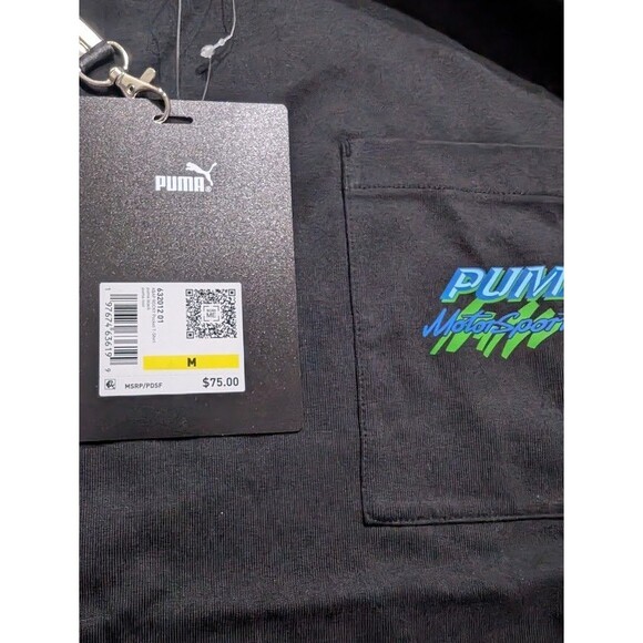 A$AP ROCKY x PUMA Pocket Tee Men RARE Size Medium NWT New With Tags 632012_01 - Picture 8 of 9